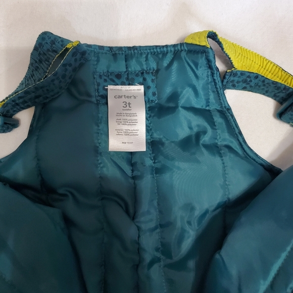 Carters matching puffer coat and snow pants - Picture 6 of 8